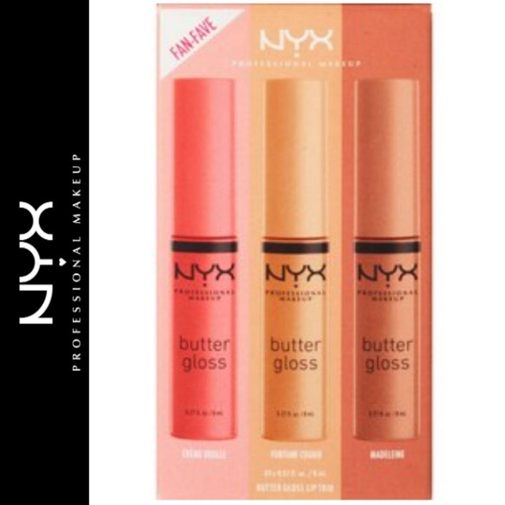 NYX‎ Fan-Fave Butter Gloss Lip Trio